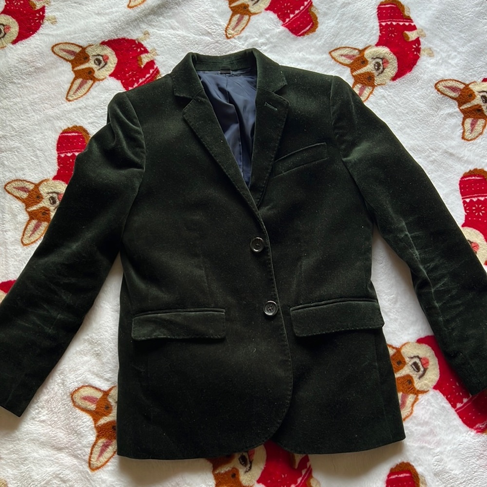 J crew/Crewcuts velvet blazer
